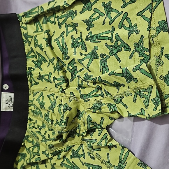 MeUndies Underwear Boxer Briefs Toy Army Men-Green-NWOT-Sz M - Picture 2 of 7